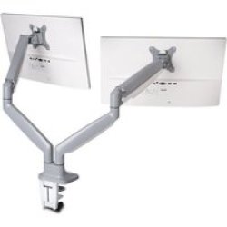Smartfit One-touch Height Adjustable Dual Monitor Arm