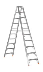 10 Step Double Sided A-frame Aluminium Ladder