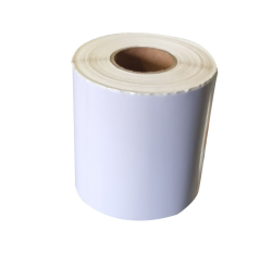 Blank White Semi-gloss 100MM X 150MM Labels 500 Per Roll