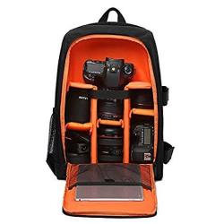 Ocamo Waterproof Digital Dslr Camera Video Bag Slr Camera Backpack Pe Padded For Photographer Purple Hu Bag