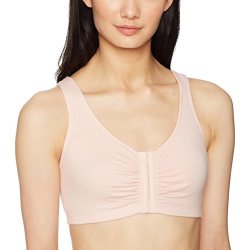 Fruit Of The Loom Womens' Front Close Built Up Sports Bra Blushing Rose 42