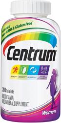 Centrum Multivitamin For Women Multivitamin multimineral Supplement With Iron Vitamins D3 B And Antioxidants - 200 Count