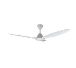 Senorita 3-BLADE-ALUMINIUM 1200MM Blade Sweep Ceiling Fan And Wall Mounted Regulator - White