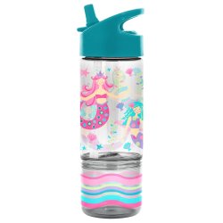 Flip Top Bottle With Snack Container