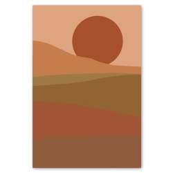 Colour Field Landscape Warm 1 Art Print - A2 No Frame Print Only