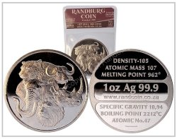 1OZ Silver 99.9AG Big 5 Medallions - Also Occasionally Other International 1OZ'S Available