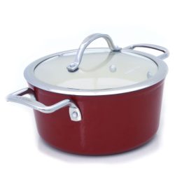 Snappy Chef 24cm Superlight Cast Iron Casserole with Lid