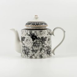 Jenna Clifford Black Rose Tea Pot- JC7237