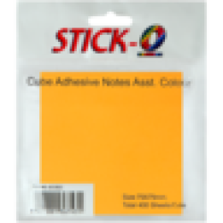 Cube Adhesive Notes 400 Piece