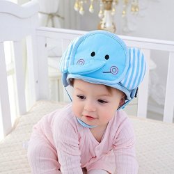 PROKTH Baby Children Infant Adjustable Safety Helmet Baby Infant Toddler No Bumps Safety Helmet Head Cushion Bumper Bonnet
