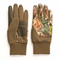 Men's Camo Eagle Gloves - Realtree Edge Outdoor Hunting Camouflage Gear