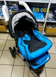 Baby Stroller Pram With 3-position Backrest Adjustment