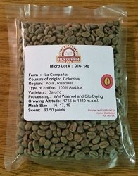 Unroasted Coffee Beans 3 Lb Single Origin Farm - La Compa Ia Green Colombian Coffee Beans