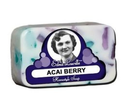 Edna Lucille Acai Berry Homestyle Soap 2-5.5 Ounce Bars