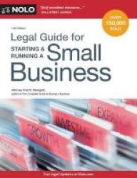 Legal Guide For Starting & Running A Small Business Paperback 14th