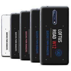 Official Queens Park Rangers Fc Gel Tpu Phone Case Cover For Nokia 8 Pack 8PCS Design Qpr Loftus Road Sign Collection