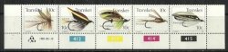 Transkei - 1981 Fishing Flies - 2nd Set Of The Series Strip Of 5 Mnh