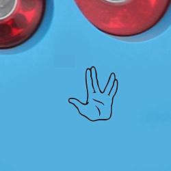 Tank Car Sticker Live Long And Prosper Hand Sticker Gestures Cool Decal For Window Decoration For Girl Room