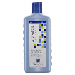 Andalou Naturals Shampoo Age Defying For Thinning Hair Argan Stem Cell 11.5 Fl Oz 340 Ml