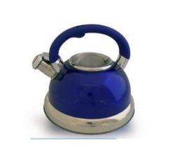 Classic Whistling Kettle - 3 L Capacity Ideal For Gas Stoves - Blue