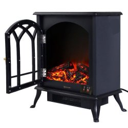 Electric 2000W Fireplace Heater Standing