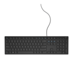 Dell Multimedia Keyboard-kb216 - Us International Qwerty - Black
