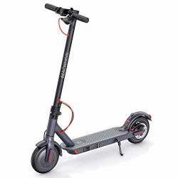 Electric Scooter Macwheel Powerful 350W Motor 18.6 Miles Long-range Battery Up To 15.6 Mph 8.5 Non-pneumatic Inner Foamed Rubber Tires Portable Folding Design Commuting Motorized Scooter MX1