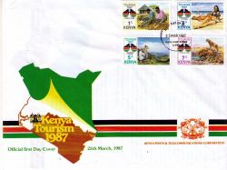 Kenya 1987 Kenya Tourism First Day Cover