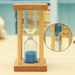 1 3 5 Min Wooden Sand Sandglass Hourglass Timer Clock Decor Unique Gift Kitchen