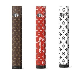 RHS 3 Pack - Louis Vuitton Red Brown And White Juul Lv Decal
