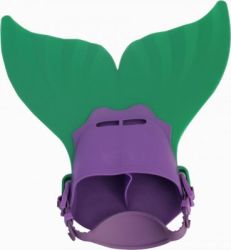 Jeronimo Small Mermaid Flippers Green Purple