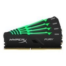 Kingston Hyperx Fury HX432C16FB3AK4 32 Memory Module 32 Gb 4 X 8 DDR4 3200 Mhz 8GB 3200MHZ CL16 Xmp