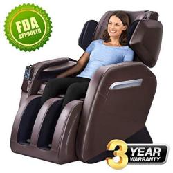 Massage Chair Zero Gravity Full Body Shiatsu Luxurious Electric Massage Chair Recliner With Stretched Mode Heating Back And Foot Rollers Massage Thera
