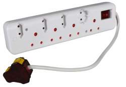 Ellies 8 Way Multiplug With High Surge Protection