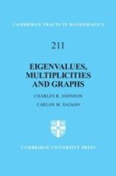 Eigenvalues Multiplicities And Graphs Hardcover