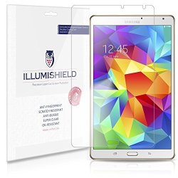 Illumishield - Samsung Galaxy Tab S 8.4 Screen Protector Ultra Clear HD Film With Anti-bubble And Anti-fingerprint - High Quality Invisible Lcd Shield