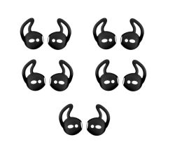 10 Replacement Ear Tips Hooks For Apple Airpods Pro - Black