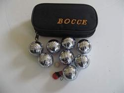 BuyBocceBalls 8 Ball 35MM Metal MINI Bocce petanque Set With Black Bag - Single By