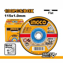 Ingco Cutting Disc Steel 115MM 100PCE MCD10115100