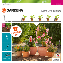 Gardena - Micro-drip-system - 5 Plant Pots Expansion Set