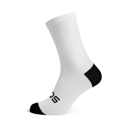 Solid White Socks - Large