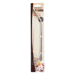 Drinking Straw - Stainless Steel - 20 Cm X 6 Mm - 12 Pack