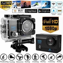Ltrottedj Full HD 1080P Waterproof Dvr 2.0INCH Sports Camera Wifi Cam Dv Action Camcorder