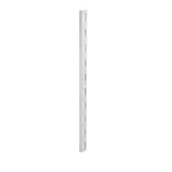 Wall Upright Double Slots White 495MM
