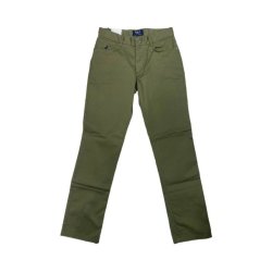 Polo Mens Overdyed Twill 5 Pocket Trouser - Green 44