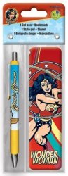 1 X Wonder Woman Gel Pen And Bookmark Pack