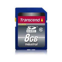 Transcend 8GB Industrial Sdhc CLASS10 Card - Mlc