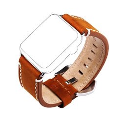 For Iwatch Leather Bands 38MM Rosa Schleife Apple Watch Band 38MM Leather Smart Watch Replacement Bands With Stainless Steel Clasp Buckle Wrist Band For