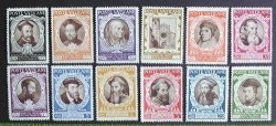 Stamp Set Of 12 From Vatican City 1946