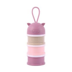 3 Layer Frog Style Portable Dispenser Container Baby Food Storage Milk Powder Cup